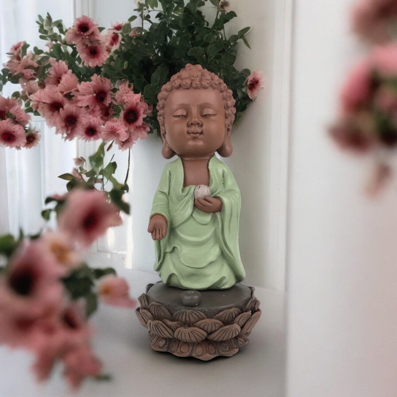 Kasyapa - Statue Bouddha Porte-Encens