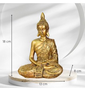  décoration de chambre avec la statue bouddha sanci apportant une touche de sérénité