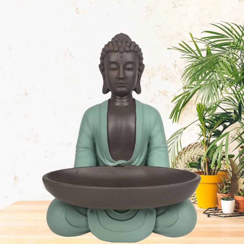 Statue Bodhi avec Plat