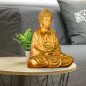 Statue Bouddha Méditation Dorée