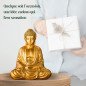 Statue Bouddha Méditation Dorée