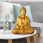 Statue Bouddha Méditation Dorée