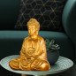 Statue Bouddha Méditation Dorée
