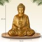 Statue Bouddha Méditation Dorée