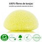 Éponge Konjac au citron pour visage