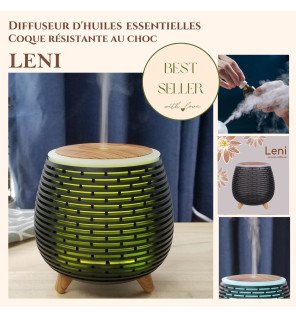  détail du bouton tactile du diffuseur tony pour régler l’intensité de la lumière led