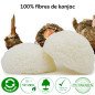 Éponge Konjac nature spéciale yeux Éponge Konjac nature spéciale yeux