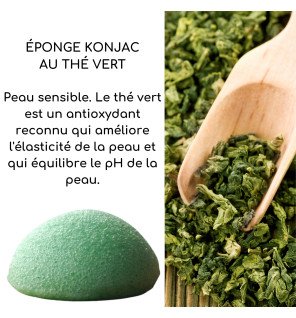 utilisation de l’éponge konjac humidifiée pour nettoyer délicatement la peau fragile autour des yeux