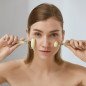 2 rouleaux pour visage en pierre de jade blanc 2 rouleaux pour visage en pierre de jade blanc