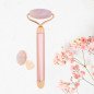 Masseur visage électrique en quartz rose Masseur visage électrique en quartz rose