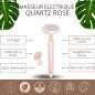 Masseur visage électrique en quartz rose Masseur visage électrique en quartz rose