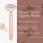 Masseur visage électrique en quartz rose Masseur visage électrique en quartz rose