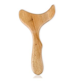 appareil maryse en bois présenté avec des accessoires de relaxation