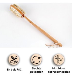 détail des picots stimulants pour un massage énergisant lors de la douche