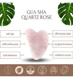 gua sha en pierre naturelle présenté dans une boîte élégante