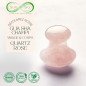 Champi Gua Sha en quartz rose Champi Gua Sha en quartz rose