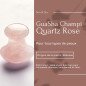 Champi Gua Sha en quartz rose Champi Gua Sha en quartz rose