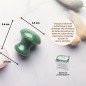 Champi Gua Sha en pierre de jade vert Champi Gua Sha en pierre de jade vert