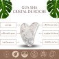 Gua Sha en cristal de roche