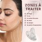 Gua Sha en cristal de roche