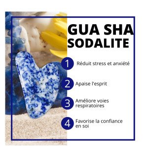 pierre naturelle bleue utilisée pour un massage apaisant du cou