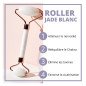 Masseur roller en pierre de jade blanc Masseur roller en pierre de jade blanc