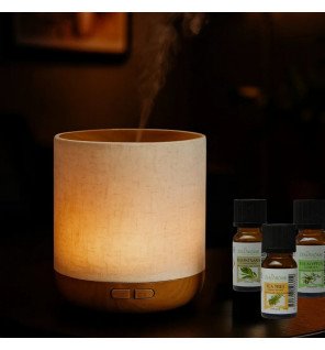Diffuseur ultrasonique Alesia + 3 huiles essentielles Hiver