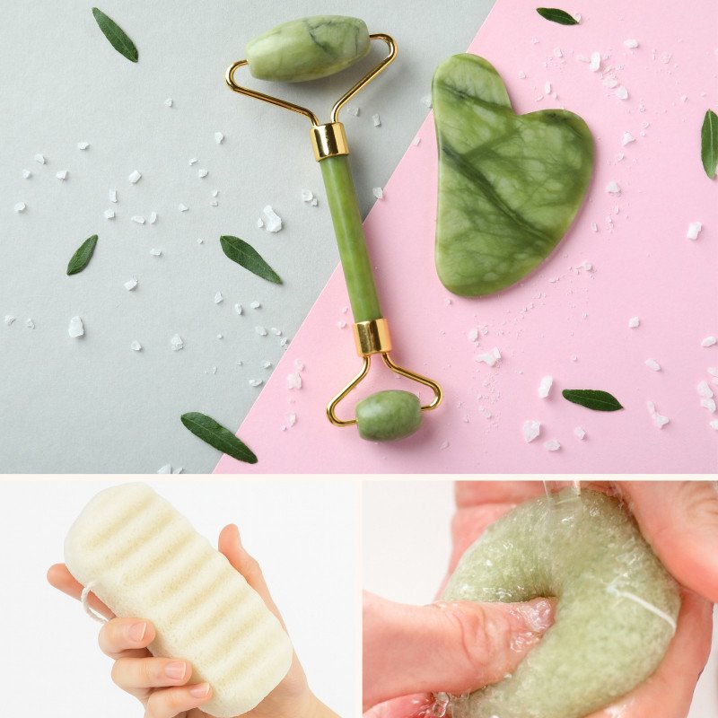 Beauté au Naturel - Coffret de 4 accessoires beauté et soin du visage Beauté au Naturel - Coffret de 4 accessoires beauté et soin du visage