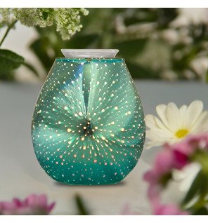 gros plan sur le diffuseur calorya n°6 avec détails du motif 3d lumineux