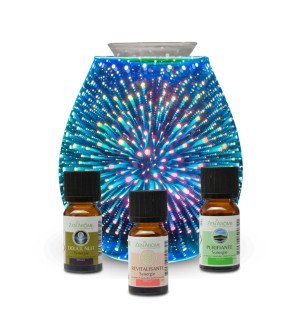 ensemble du produit calorya n°6 et synergies présenté dans un emballage cadeau élégant