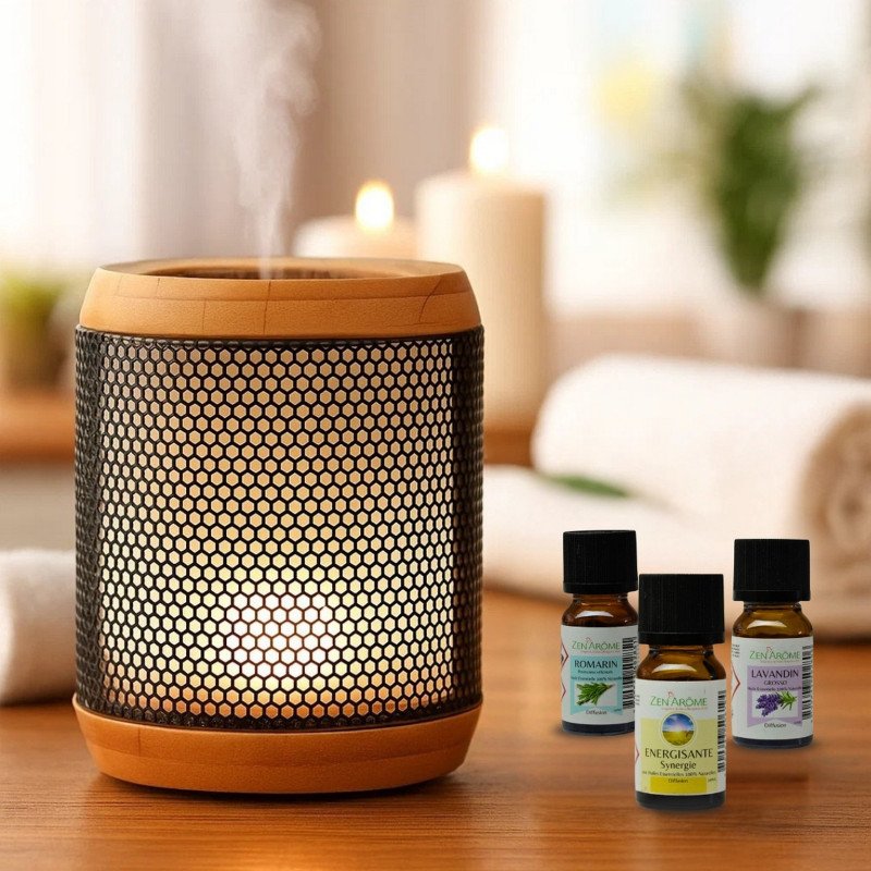 Diffuseur Elipsia + 3 Huiles essentielles spéciales sport