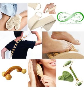 Massage Envie - Coffret 8 accessoires beauté et bien-être de la tête aux pieds