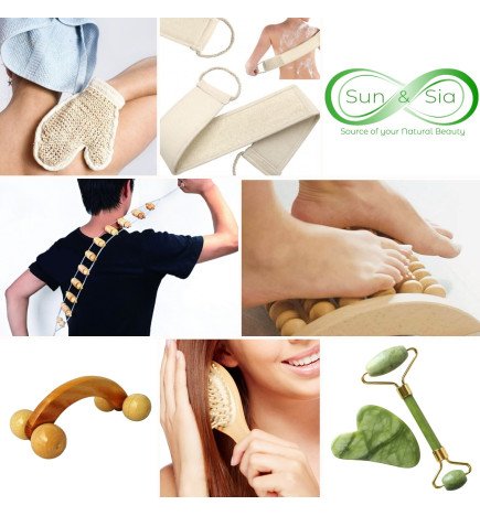 Massage Envie - Coffret 8 accessoires beauté et bien-être de la tête aux pieds
