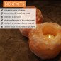 Bougeoir sel d'Himalaya rock 1kg