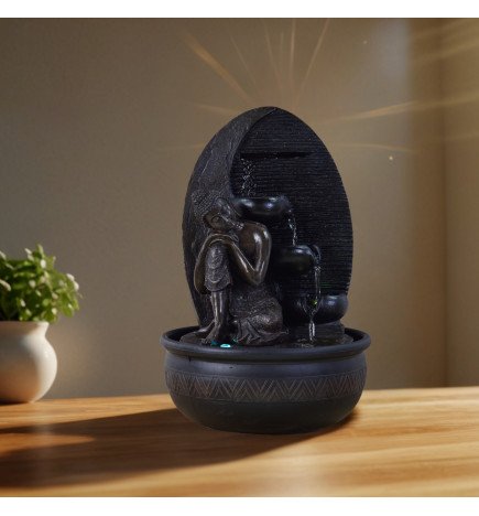 Grace - Fontaine d'intérieur Bouddha