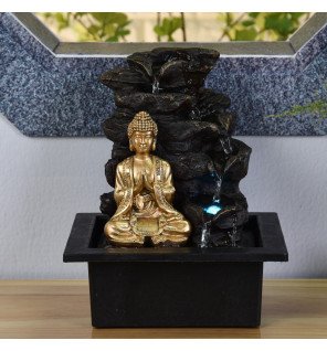  fontaine zen'light shira utilisée dans un espace de méditation pour favoriser la détente