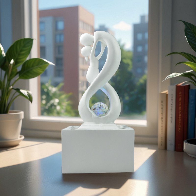 Amor blanc - Fontaine d'intérieur Moderne Amor blanc - Fontaine d'intérieur Moderne