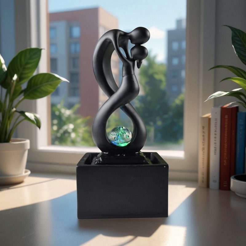 Amor noir - Fontaine d'intérieur Moderne