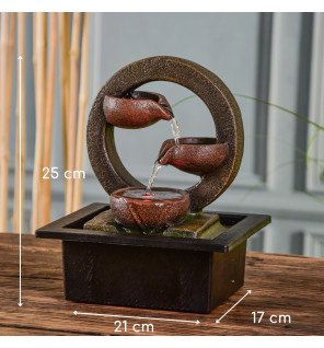  détail sur la base de la fontaine terai et ses finitions soignées