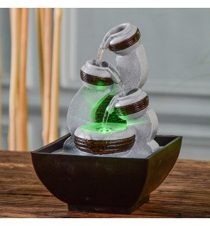  fontaine d'intérieur nature idéale pour évacuer le stress et décorer un bureau