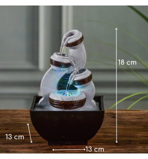  fontaine décorative zen'light installée dans une chambre pour une ambiance apaisante