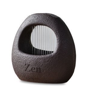  fontaine décorative avec éclairage led utilisée pour instaurer une ambiance cocooning en soirée