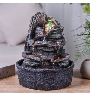  fontaine luberon installée dans une chambre pour créer un espace de bien-être