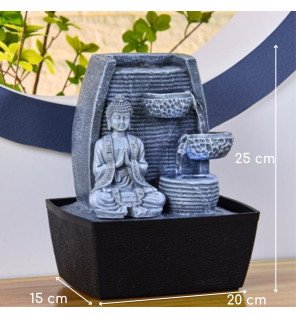  fontaine zen'light sagesse utilisée pour la relaxation dans une chambre
