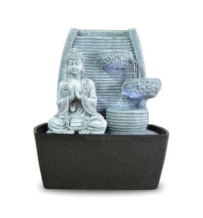  fontaine d'intérieur bouddha apportant une touche spirituelle et élégante à la décoration