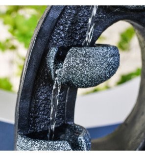  vue rapprochée sur la texture de la matière imitation pierre