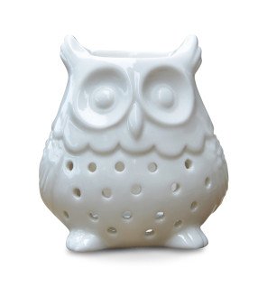  brûle-parfum hibou céramy présenté dans son emballage d’origine pour offrir en cadeau