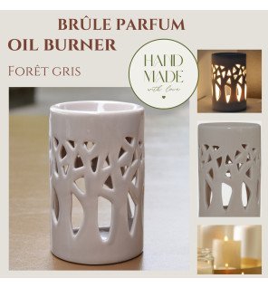  vue rapprochée sur l’ouverture supérieure pour placer la cire parfumée