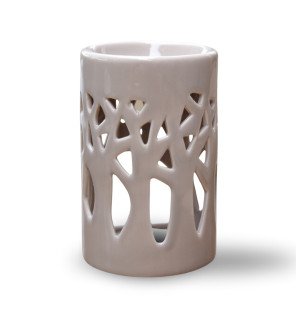  brûle-parfum gris forêt présenté dans son emballage élégant prêt à offrir