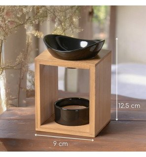  brûle-parfum utilisé lors d’une séance de méditation pour créer une ambiance apaisante